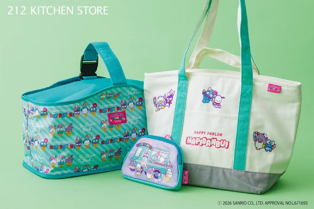 【212 KITCHEN STORE】ハローキティ、はぴだんぶい、サンリオキャラクターズ、3シリーズが大集合！8月8日（土）より販売開始 画像 3