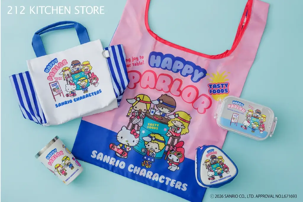 【212 KITCHEN STORE】ハローキティ、はぴだんぶい、サンリオキャラクターズ、3シリーズが大集合！8月8日（土）より販売開始 画像 5