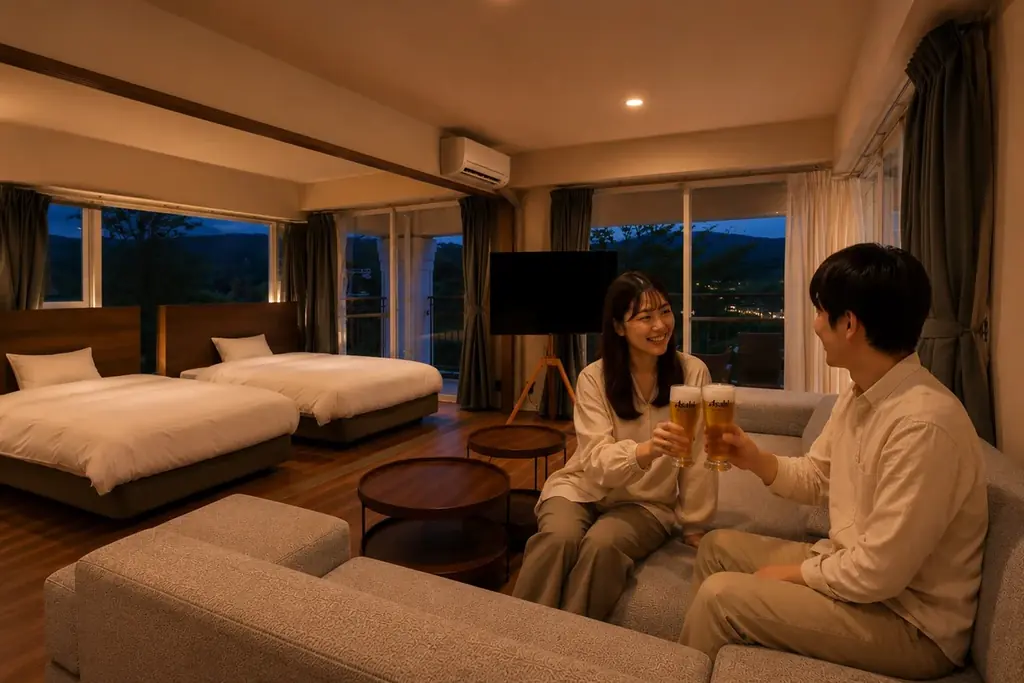 客室で本格生ビールを満喫！城崎のリゾートコンドミニアムがビールサーバー導入｜8月は全宿泊プランが対象 画像 2