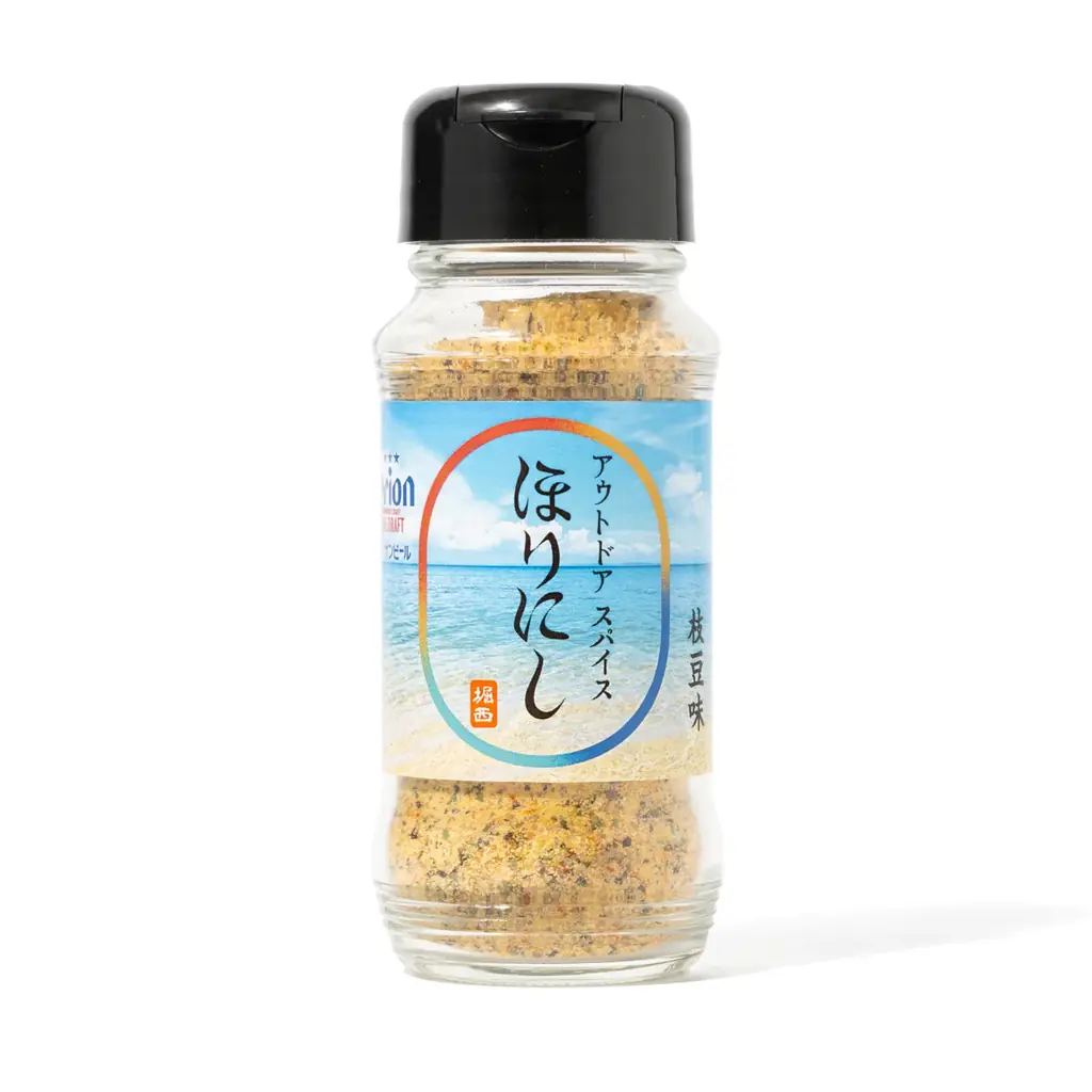 オリオンビールにぴったりの新スパイスが登場「アウトドアスパイス ほりにし×Orion 枝豆味」8月7日（金）発売 画像 2