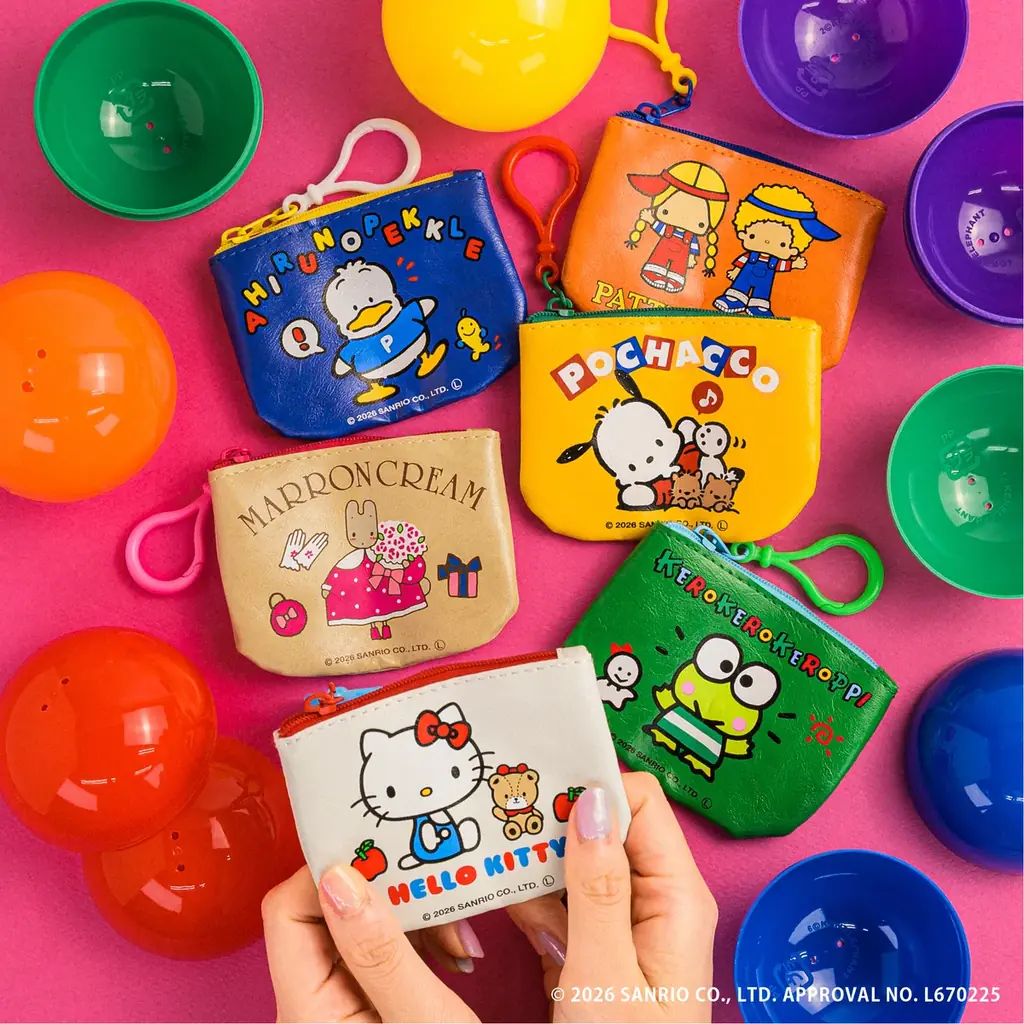 レトロでかわいいコインケースの第2弾！「サンリオキャラクターズ コインケース 第2弾」 8月中旬より発売 画像 2