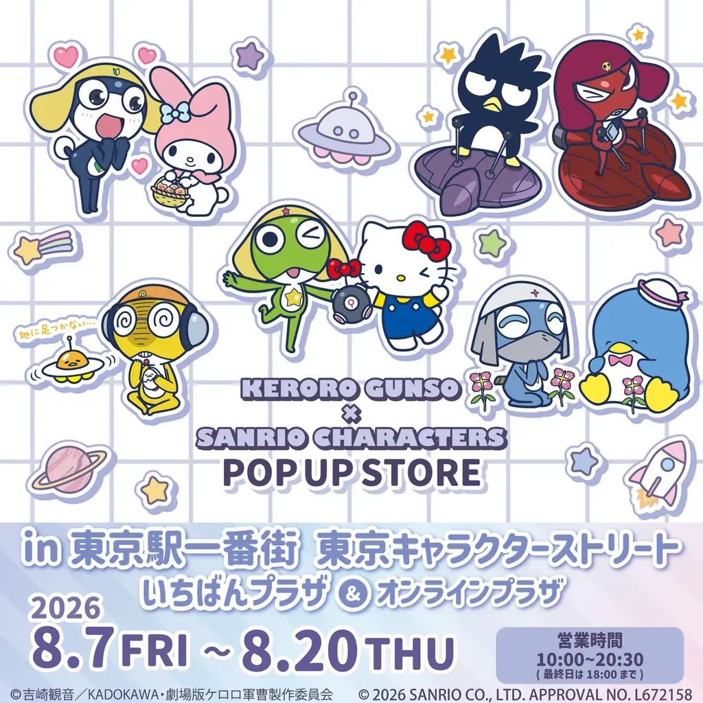 ケロロ×サンリオPOPUP