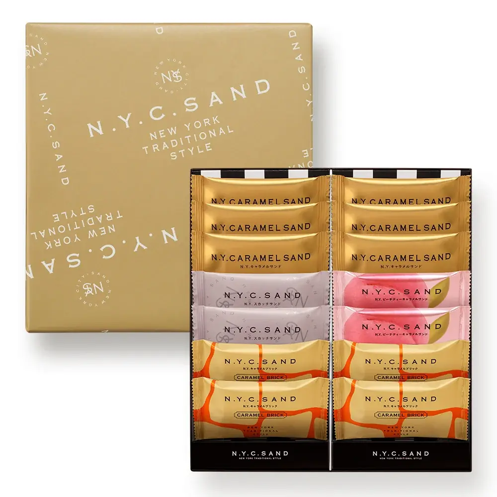 松坂屋上野店にとろとろキャラメルで人気の〈N.Y.C.SAND〉が再登場！桃の優美な香りとアールグレイが重なる、新作「N.Y.ピーチティーキャラメルサンド」も数量限定販売 画像 5