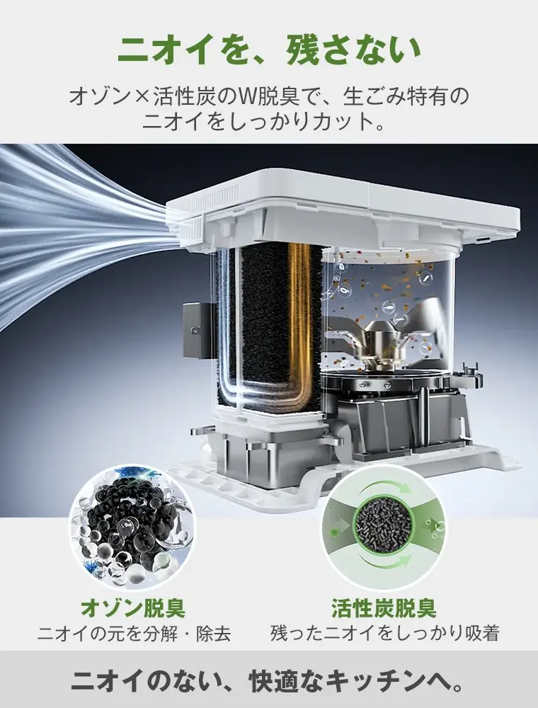 夏の生ごみ、ゴミの日まで置かない。最大約96％減量する「SOPPY家庭用生ごみ処理機」が新しいごみ処理習慣を提案 画像 4