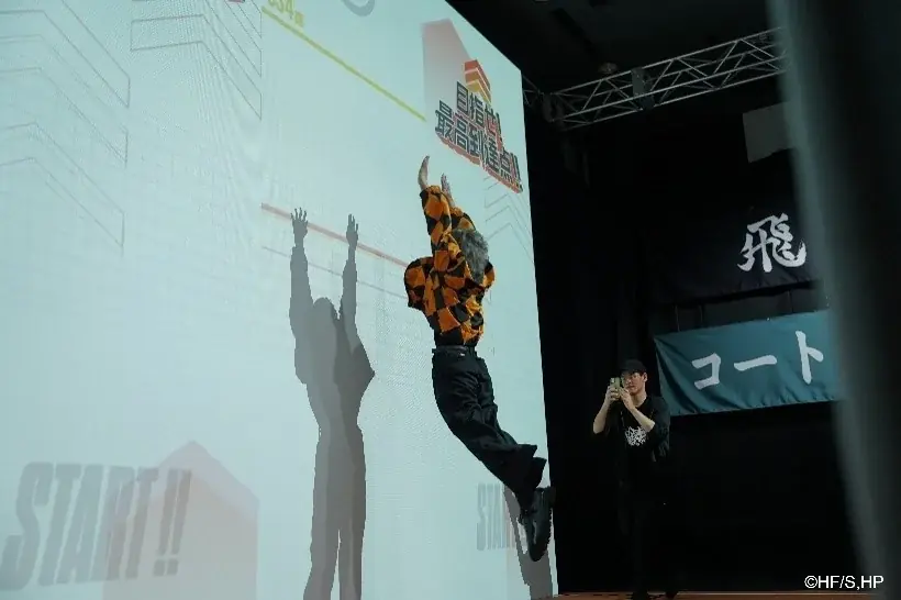 バレーボール超体験空間『ハイキュー!! オンザコート』本日より東京会場がベルサール六本木でスタート！バレーボール元日本代表主将柳田将洋選手、QuizKnock 須貝駿貴さんが体験！ 画像 4