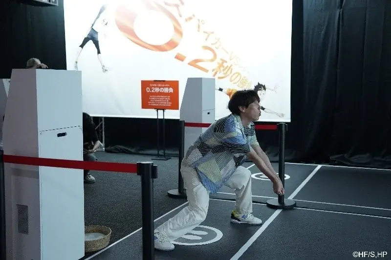 バレーボール超体験空間『ハイキュー!! オンザコート』本日より東京会場がベルサール六本木でスタート！バレーボール元日本代表主将柳田将洋選手、QuizKnock 須貝駿貴さんが体験！ 画像 9