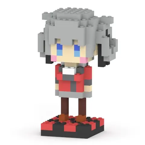 『賭ケグルイ』蛇喰夢子と百花王学園の生徒たちが、ミタクルブロックで“手のひらサイズ”に立体化！全6種の台座付のブロックフィギュアが本日よりミタクルブロック公式ECで受注スタート 画像 10