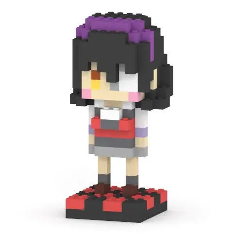 『賭ケグルイ』蛇喰夢子と百花王学園の生徒たちが、ミタクルブロックで“手のひらサイズ”に立体化！全6種の台座付のブロックフィギュアが本日よりミタクルブロック公式ECで受注スタート 画像 14