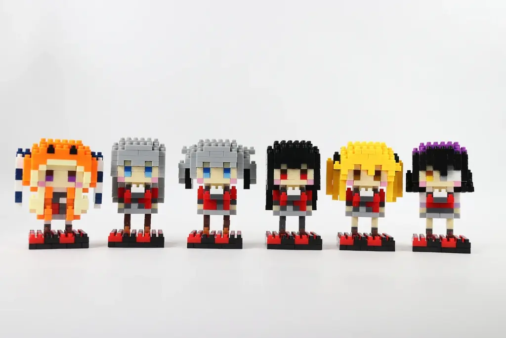 『賭ケグルイ』蛇喰夢子と百花王学園の生徒たちが、ミタクルブロックで“手のひらサイズ”に立体化！全6種の台座付のブロックフィギュアが本日よりミタクルブロック公式ECで受注スタート 画像 2