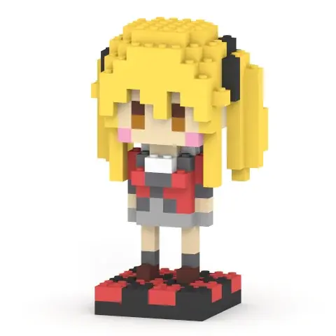 『賭ケグルイ』蛇喰夢子と百花王学園の生徒たちが、ミタクルブロックで“手のひらサイズ”に立体化！全6種の台座付のブロックフィギュアが本日よりミタクルブロック公式ECで受注スタート 画像 8