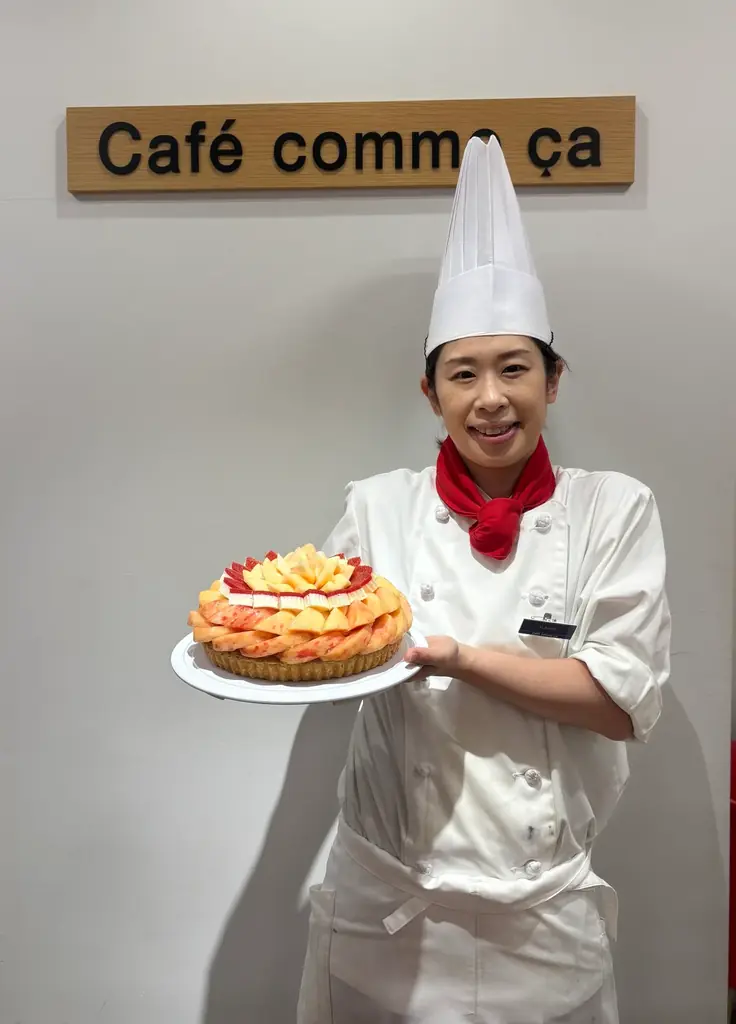 【カフェコムサ】創業30周年を彩る記念ケーキ第三弾、山梨県笛吹市(JAふえふき)産 桃「一桃匠」(いっとうしょう)のケーキを展開！ 画像 4