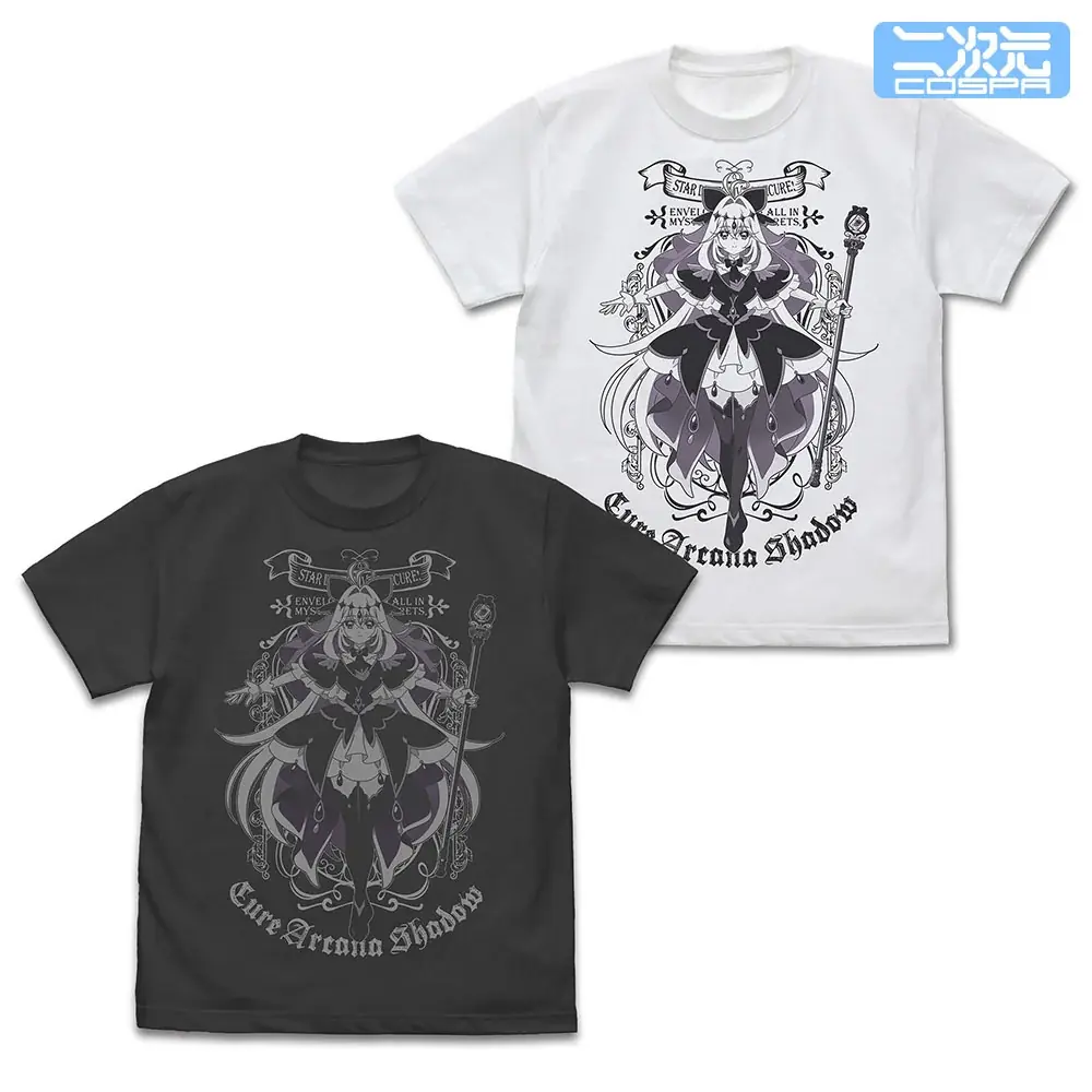 描き下ろしイラスト使用！『名探偵プリキュア！』より、「キュアアルカナ・シャドウ」Tシャツ、アクリルスタンドなどが登場！【株式会社コスパ】 画像 3