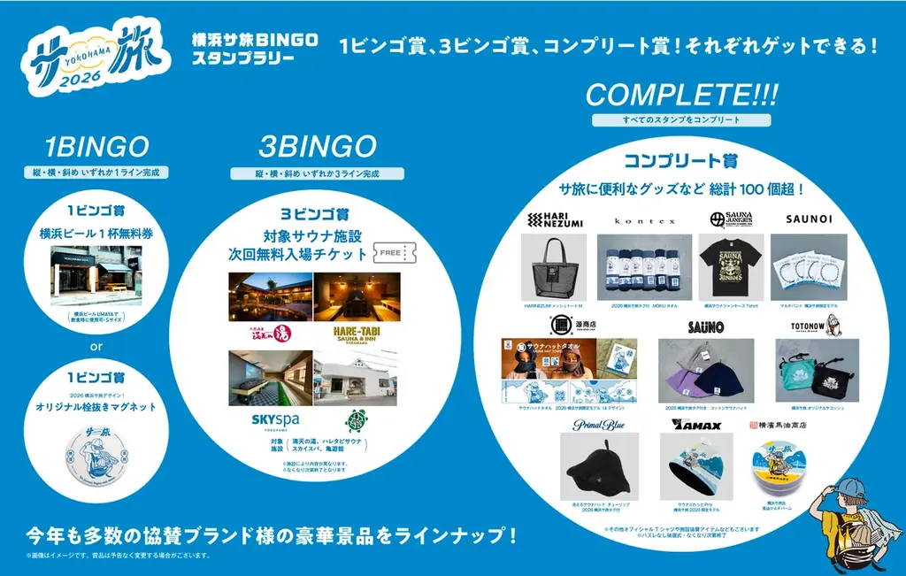 【横浜サ旅2026】横浜のサウナ・グルメ・観光を巡る夏の周遊企画「横浜サ旅2026」を8月1日より開催！期間限定『横浜サ旅エール -Brut Pale Ale-』を販売 画像 8