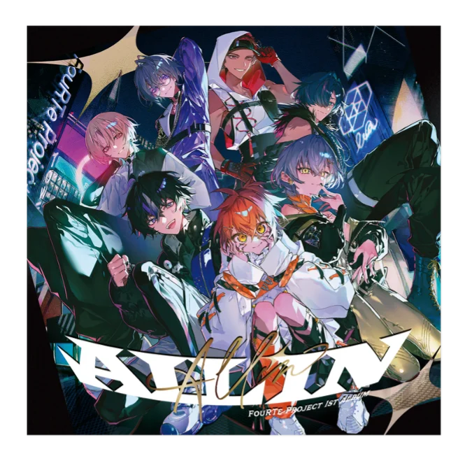 7人組バーチャルアイドルFouRTe Project、全10曲を☆Taku Takahashi（m-flo）が手掛けるデビューアルバム『ALL IN』リリース！ 画像 3