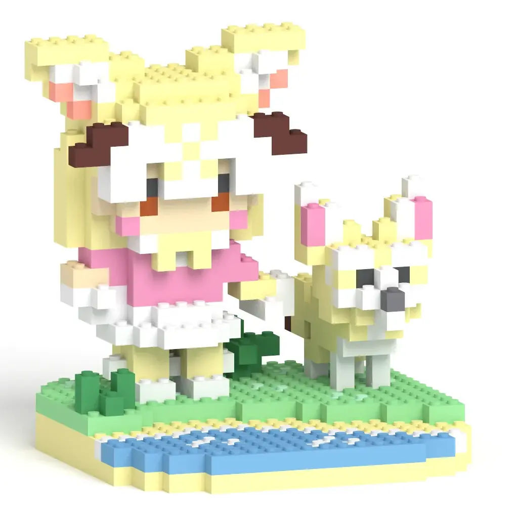 『けものフレンズ』とミタクルブロック コラボ第2弾。今回は、サーバル、アライグマ、フェネック、ミライが自分で組み立てて楽しむブロックフィギュアとして登場！ 画像 11