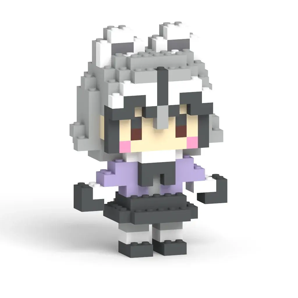 『けものフレンズ』とミタクルブロック コラボ第2弾。今回は、サーバル、アライグマ、フェネック、ミライが自分で組み立てて楽しむブロックフィギュアとして登場！ 画像 13