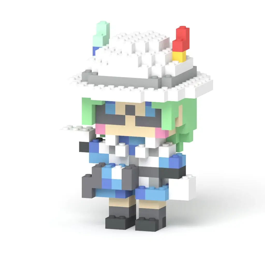 『けものフレンズ』とミタクルブロック コラボ第2弾。今回は、サーバル、アライグマ、フェネック、ミライが自分で組み立てて楽しむブロックフィギュアとして登場！ 画像 17