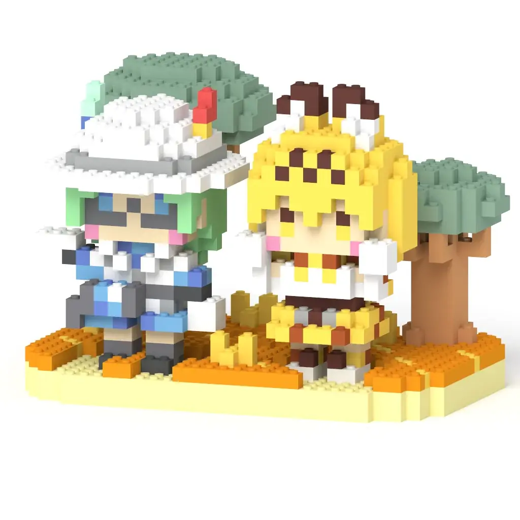 『けものフレンズ』とミタクルブロック コラボ第2弾。今回は、サーバル、アライグマ、フェネック、ミライが自分で組み立てて楽しむブロックフィギュアとして登場！ 画像 19