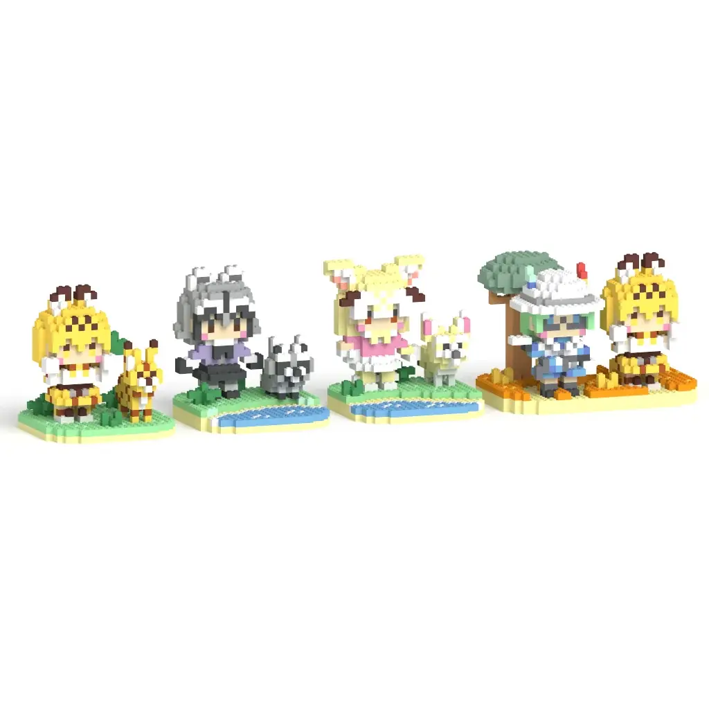 『けものフレンズ』とミタクルブロック コラボ第2弾。今回は、サーバル、アライグマ、フェネック、ミライが自分で組み立てて楽しむブロックフィギュアとして登場！ 画像 21