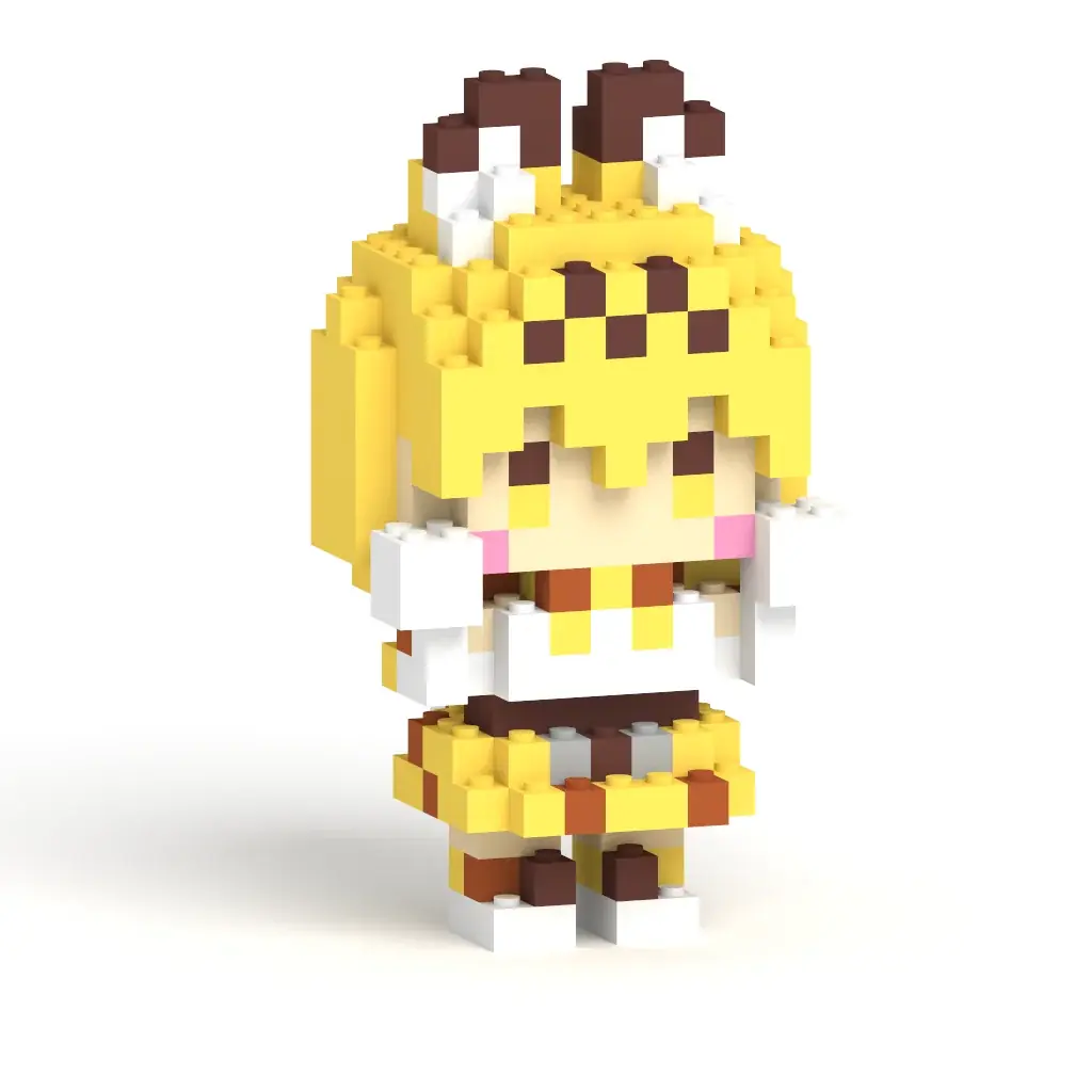 『けものフレンズ』とミタクルブロック コラボ第2弾。今回は、サーバル、アライグマ、フェネック、ミライが自分で組み立てて楽しむブロックフィギュアとして登場！ 画像 5