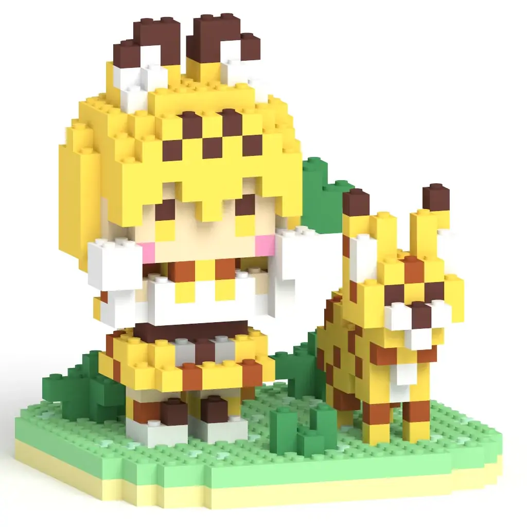 『けものフレンズ』とミタクルブロック コラボ第2弾。今回は、サーバル、アライグマ、フェネック、ミライが自分で組み立てて楽しむブロックフィギュアとして登場！ 画像 7