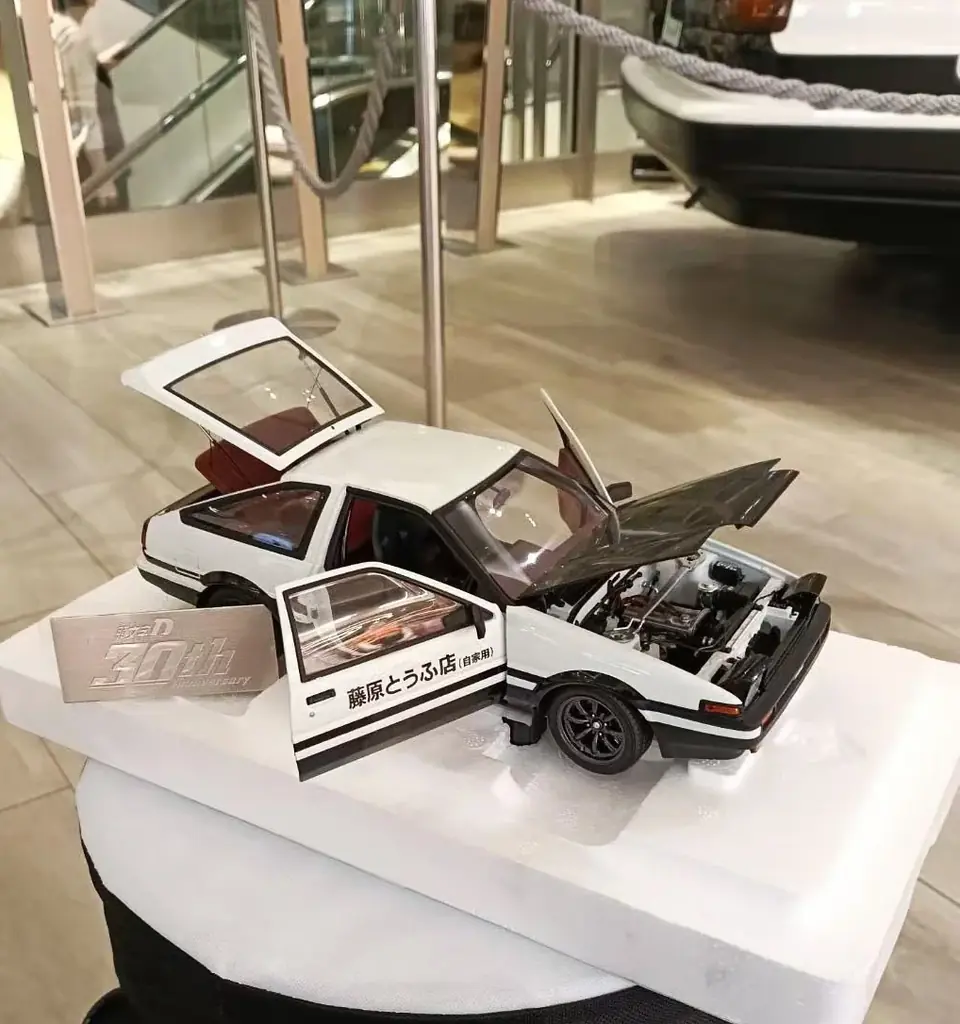 『頭文字D』のAE86、実車と1/18スケールモデルが「高崎」に集結！「イオンモール高崎」で展示・販売決定！ 画像 2