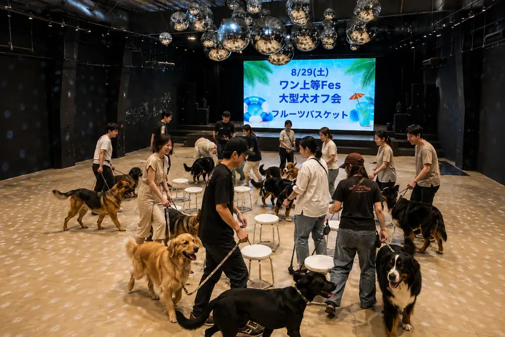 猛暑でも大型犬と快適に遊べる。WHATAWONが室内イベント「ワン上等Fes Summer Party」を8月29日開催 画像 5