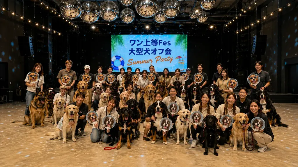 猛暑でも大型犬と快適に遊べる。WHATAWONが室内イベント「ワン上等Fes Summer Party」を8月29日開催 画像 9
