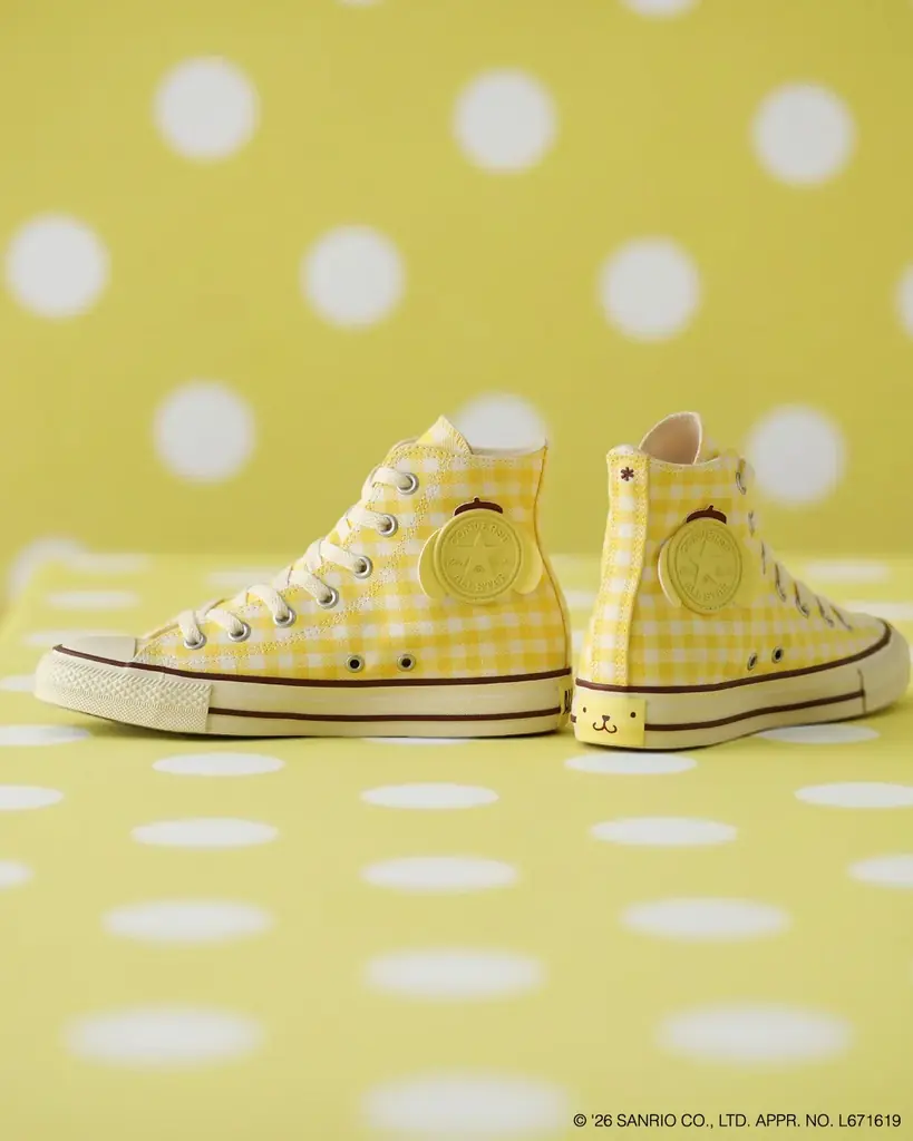 【CONVERSE】コンバース × サンリオキャラクターズがコラボレーション。ポムポムプリン、クロミ、ハローキティをフィーチャーしたオールスターが登場。 画像 2