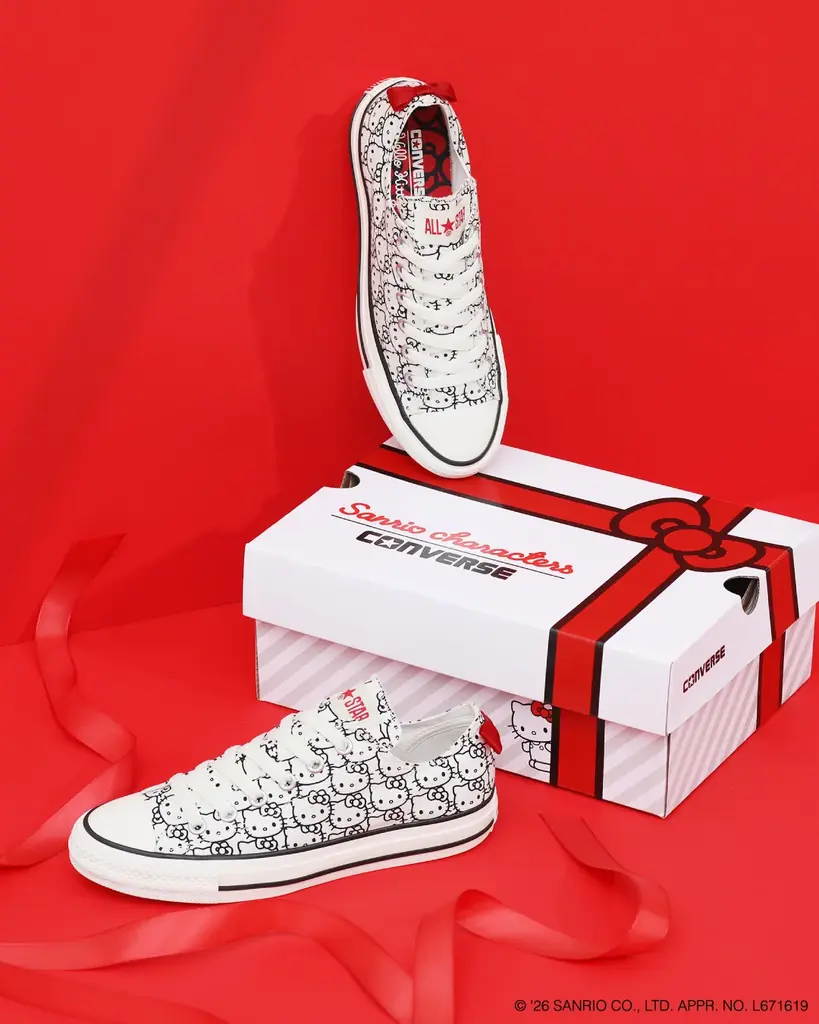 【CONVERSE】コンバース × サンリオキャラクターズがコラボレーション。ポムポムプリン、クロミ、ハローキティをフィーチャーしたオールスターが登場。 画像 6