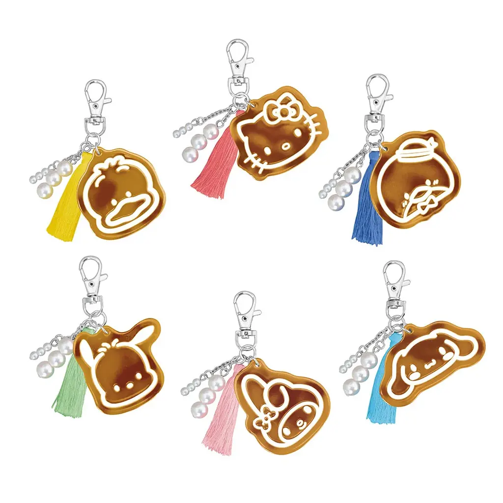 『サンリオキャラクターズ』大人かわいいデザインのカプセルトイが登場！ フェイクパール＆タッセル付き「タッセル付きべっ甲風キーチェーン」を８月13日（木）よりかぷえぼ限定で展開開始 画像 3