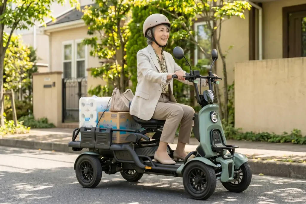 【受注好調につき増産決定】免許不要EV「ブレイズ イーカーゴ」シニア・農家・配送・施設利用の需要拡大で9月末納品分は残り50台 画像 4