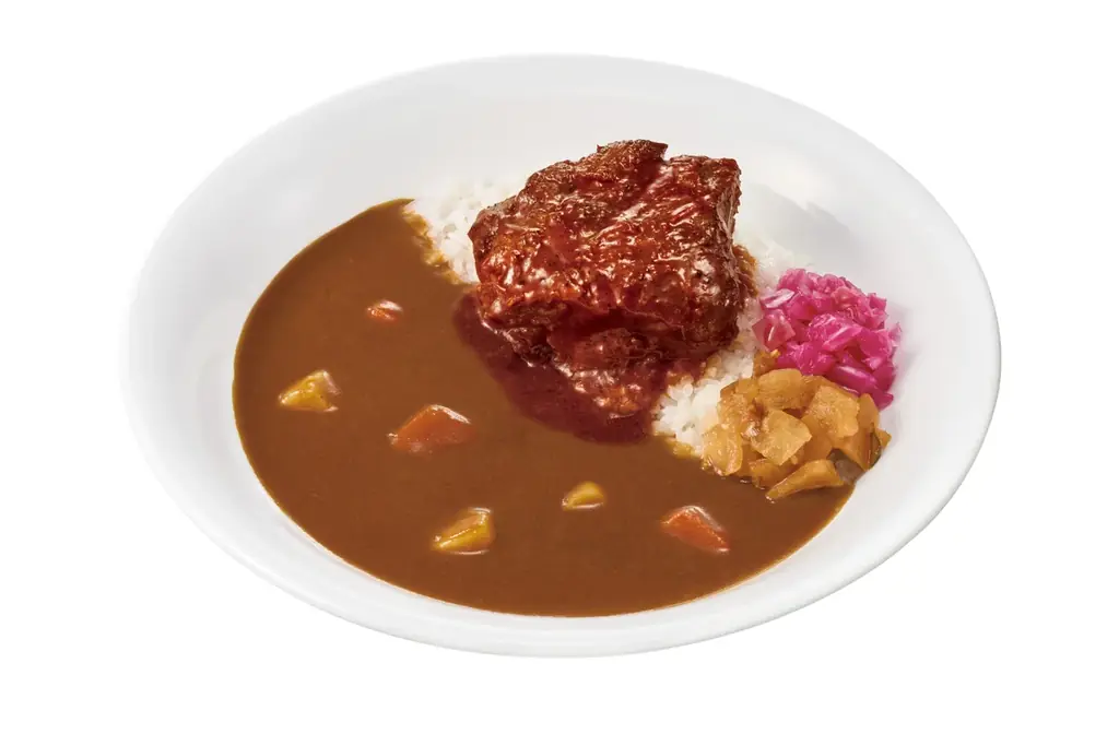 【すき家】そびえる肉に、食らいつけ。特製バーベキューソースで味わう、柔らかポーク！すき家「ポークロックカレー」新発売 画像 2