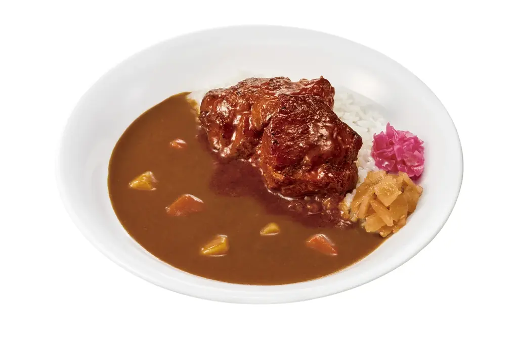 【すき家】そびえる肉に、食らいつけ。特製バーベキューソースで味わう、柔らかポーク！すき家「ポークロックカレー」新発売 画像 3