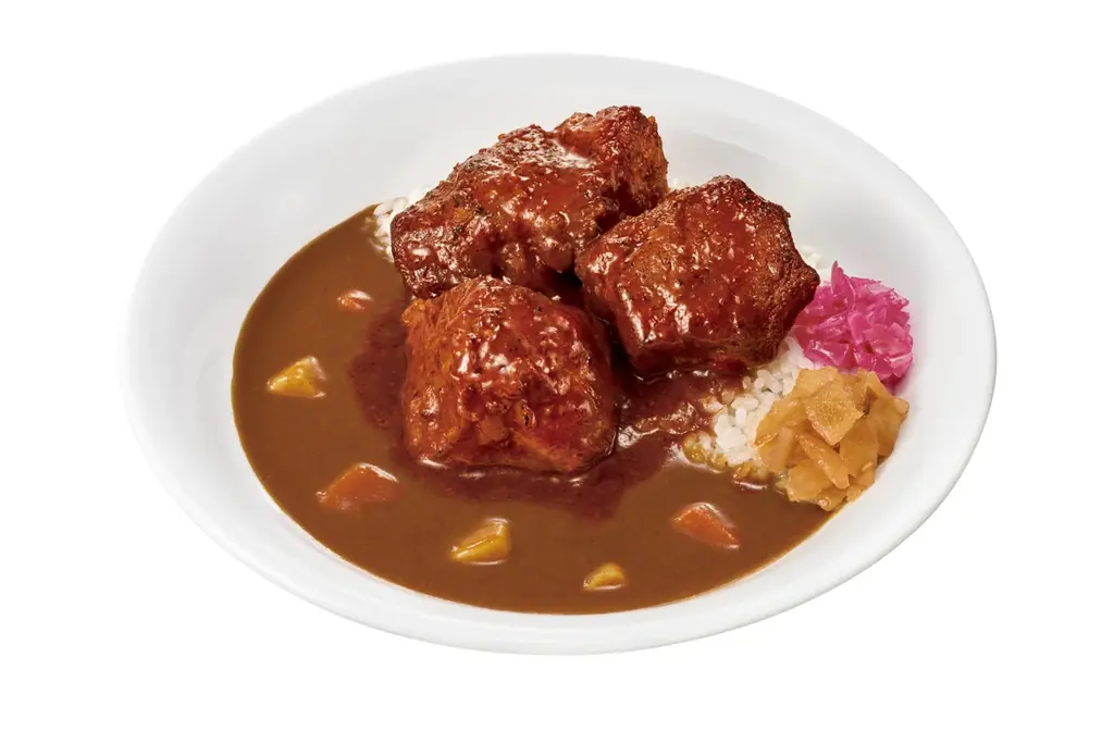 【すき家】そびえる肉に、食らいつけ。特製バーベキューソースで味わう、柔らかポーク！すき家「ポークロックカレー」新発売 画像 4