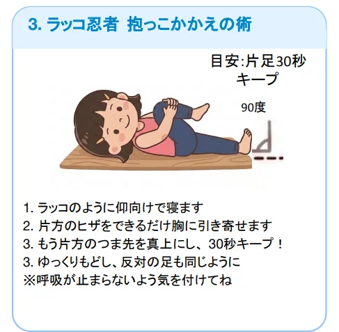 【夏の最新調査】夏のダラダラで新学期バテ！？子どもの「生活リズムの崩壊」を防ぐには？保護者の92%が生活習慣の乱れを不安視。東大名誉教授監修「ラッコ忍者 抱っこかかえの術」ほか運動を紹介 画像 4