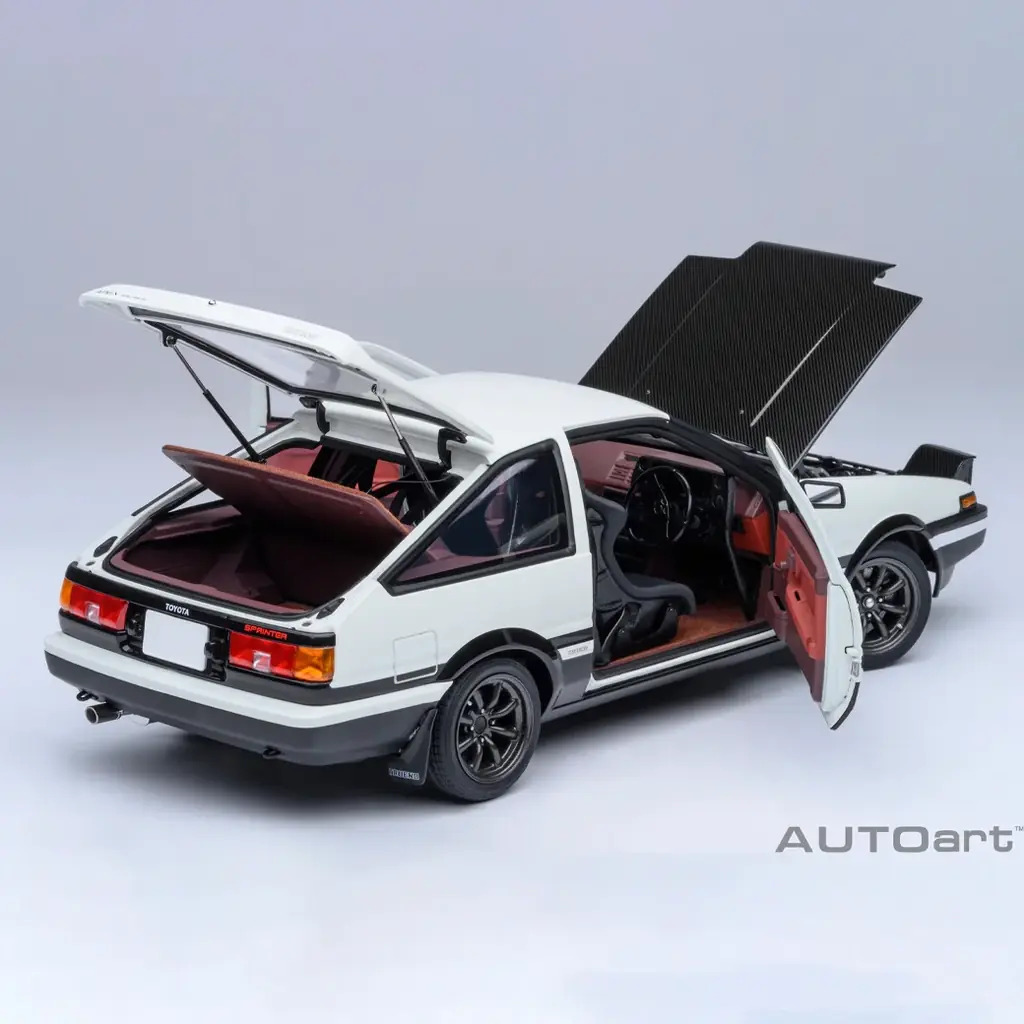『頭文字D』のAE86（ハチロク）を精巧に再現！AUTOart製1/18スケールモデルを小田原のポップアップショップで展示・販売 画像 11