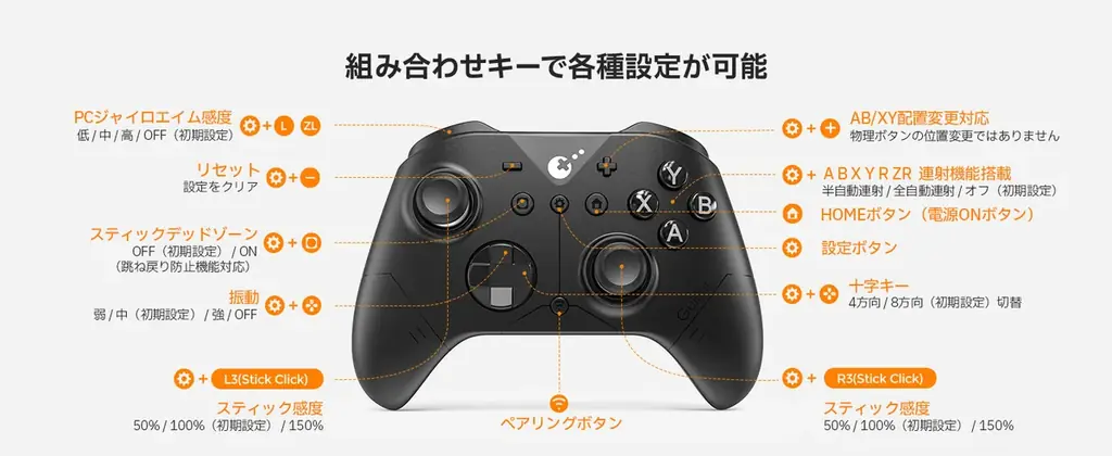 GuliKit、超低遅延Bluetooth通信を実現した高性能ゲーミングコントローラー「ES MAX」を8月12日発売 画像 8