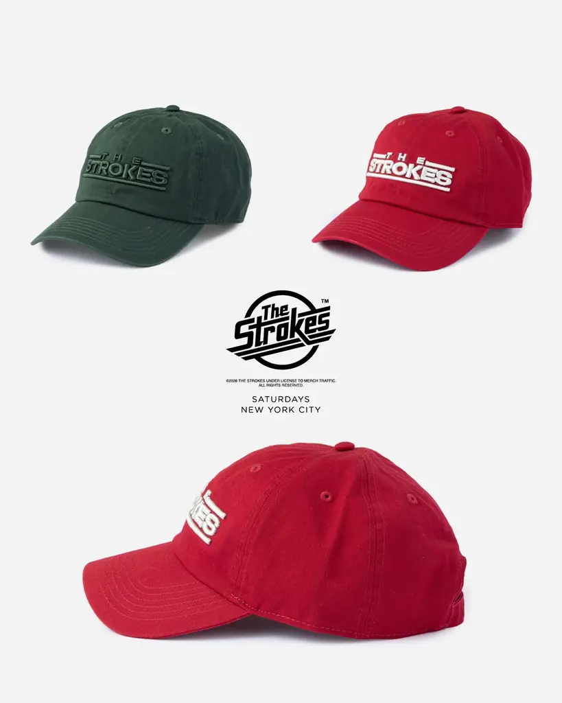 ニューヨーク出身のロックバンド「The Strokes」と「Saturdays NYC」のオフィシャル Tシャツとキャップが 8月14日 (金) に発売 画像 4
