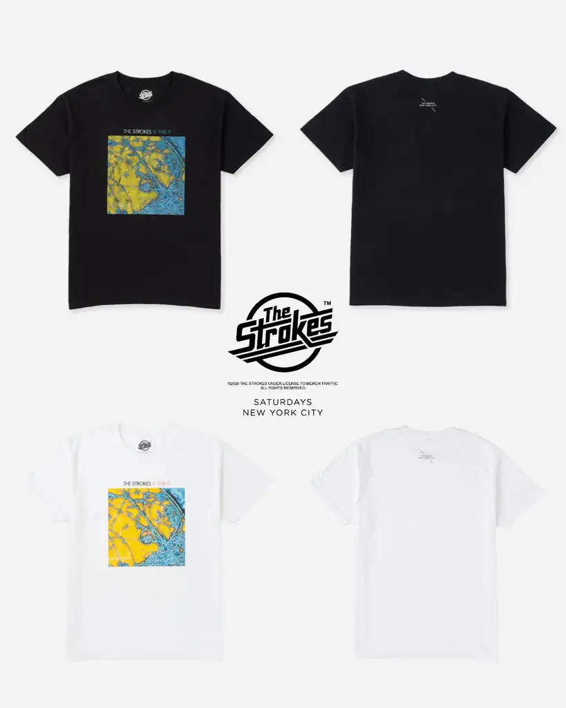 ニューヨーク出身のロックバンド「The Strokes」と「Saturdays NYC」のオフィシャル Tシャツとキャップが 8月14日 (金) に発売 画像 6