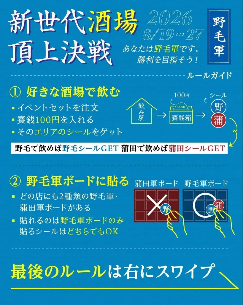 横浜・野毛vs東京・蒲田、街全体を舞台にした「リアルはしご酒ゲーム」を初開催 画像 4