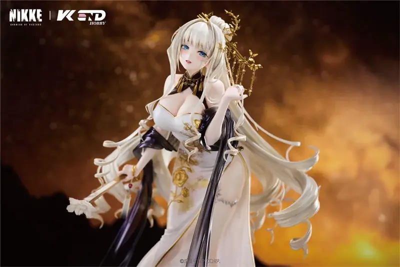 『勝利の女神：NIKKE』より、「クラウン：グローリアスフラワー」のフィギュアが登場。あみあみにて予約受付中。 画像 19