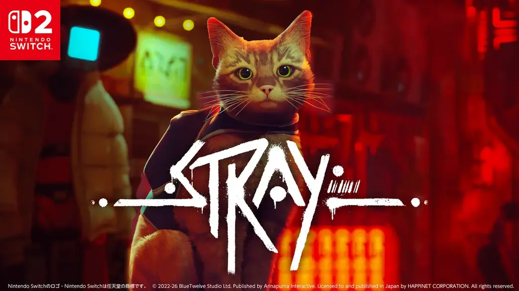 11月12日発売：Switch2版『Stray』パッケージ特典