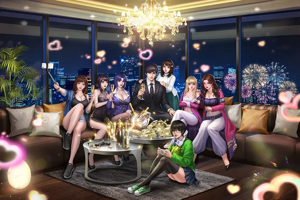 アウトローハーレム系経営RPG『ハーレムオブトーキョー』が「4タイトル合同楓ふうあコラボ祭」を開催！各タイトルの衣装で楓ふうあさんが登場！ 画像 6