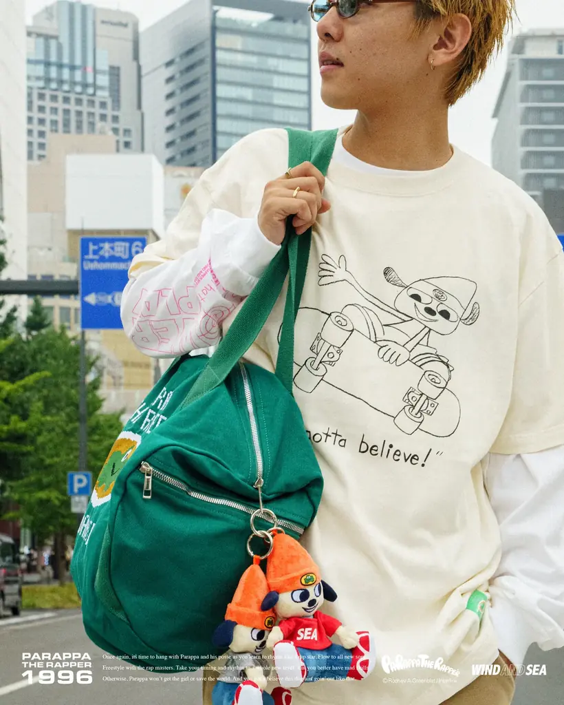 PaRappa the Rapper 30周年を記念して、WIND AND SEAがスペシャルコラボレーションを発表。心斎橋PARCOにてPOP UPも開催 画像 4