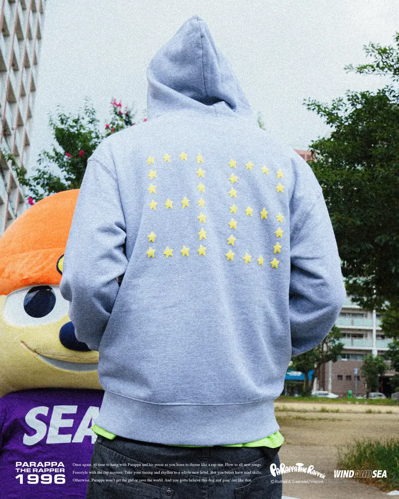 PaRappa the Rapper 30周年を記念して、WIND AND SEAがスペシャルコラボレーションを発表。心斎橋PARCOにてPOP UPも開催 画像 5