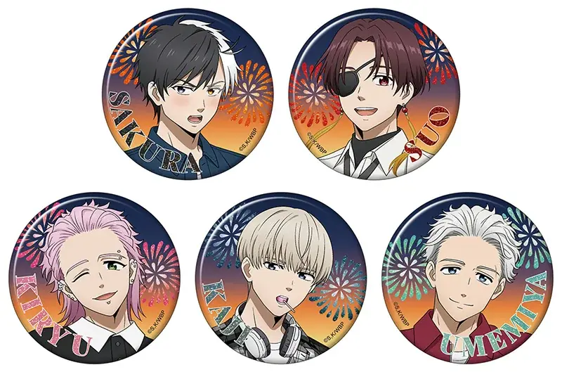 TVアニメ『WIND BREAKER』の新商品が8月21日発売！　桜や蘇枋たち5人が手持ち花火を楽しむ、夏らしい描き下ろしイラストを使用 画像 4