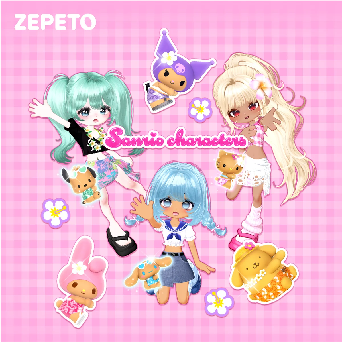 【ZEPETO】「サンリオキャラクターズ」のシークレットガチャが期間限定で登場！ 画像 3