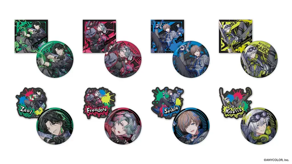 「NIJISANJI EN」所属ユニット「BY THE BEAT」のオリジナルくじが「くじスクエア」に登場！同ビジュアルを使用した限定グッズも日本にて同時発売決定 画像 5