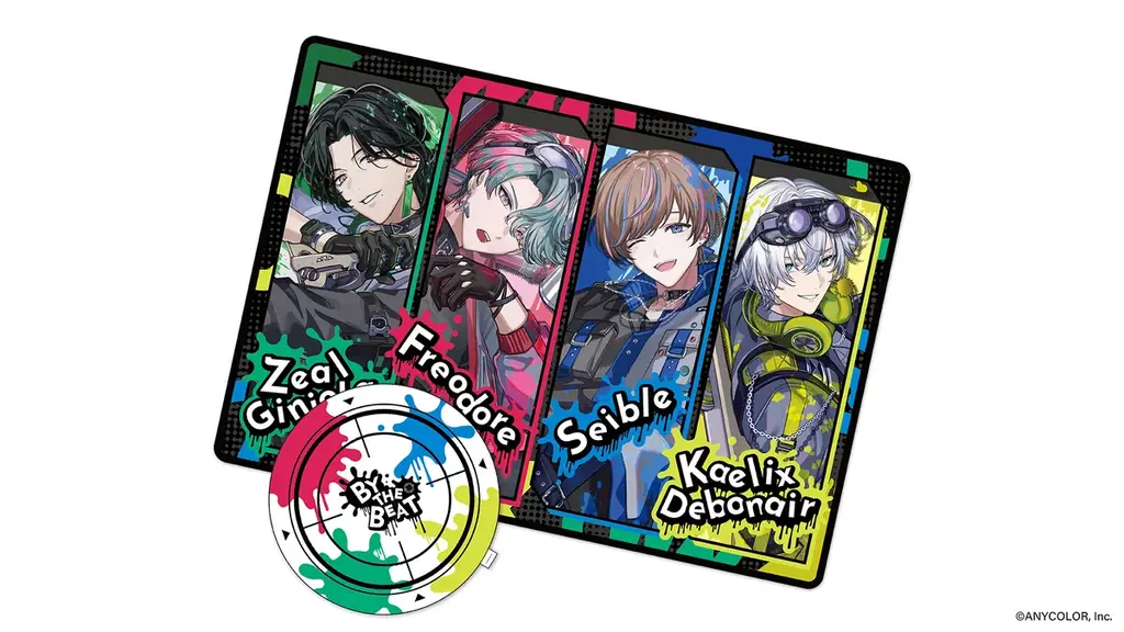 「NIJISANJI EN」所属ユニット「BY THE BEAT」のオリジナルくじが「くじスクエア」に登場！同ビジュアルを使用した限定グッズも日本にて同時発売決定 画像 7